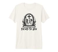 Dead to Sin - Romans 6:11 Christian Faith Graffiti Camiseta Premium