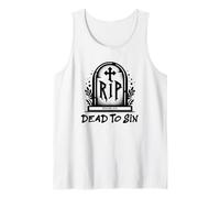 Dead to Sin - Romans 6:11 Christian Faith Graffiti Camiseta sin Mangas