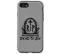 Dead to Sin - Romans 6:11 Christian Faith Graffiti Carcasa para iPhone SE (2020) / 7/8