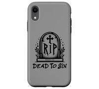 Dead to Sin - Romans 6:11 Christian Faith Graffiti Carcasa para iPhone XR