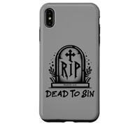 Dead to Sin - Romans 6:11 Christian Faith Graffiti Carcasa para iPhone XS MAX