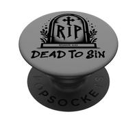 Dead to Sin - Romans 6:11 Christian Faith Graffiti PopSockets PopGrip Adhesivo