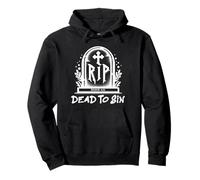 Dead to Sin - Romans 6:11 Christian Faith Graffiti Sudadera con Capucha