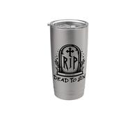 Dead to Sin - Romans 6:11 Christian Faith Graffiti Vaso térmico de acero inoxidable de doble pared