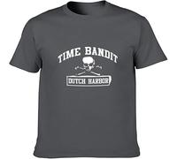 Deadliest Catch Time Bandit Men T Shirt Comfortable Casual Graphic Tops Black XL
