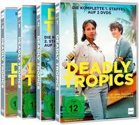 Deadly Tropics (Staffel 1 bis 4) 32 Folgen der populären Krimiserie (OT:Tropiques criminels) zzgl. Mary Higgins Clark Krimi Thriller [9 DVDs]