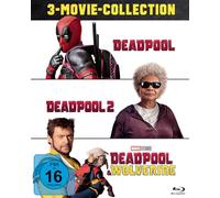 Deadpool 3-Movie-Collection (Blu-ray) Reynolds Ryan Baccarin Morena Jackman Hugh