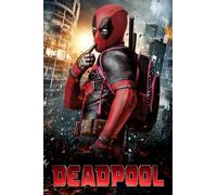 Deadpool 3 Poster A3 - Póster de arte de película en varios tamaños para ideas de sala de estar o dormitorio. Imágenes de películas de culto sin bordes Classic Iconic 70s 80s 90s Vintage Retro Home W