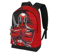 Deadpool Bad-Mochila HS Plus, Rojo, 30 x 44 cm, Capacidad 23 L