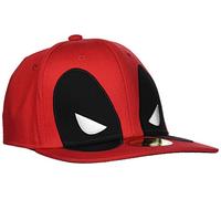 Deadpool Big Face Hombre Gorra Rojo One Size 100% algodón