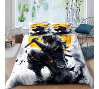 Deadpool Funda De Edredón Estilo japonés 3D Microfibra Ropa De Cama De 2 Fundas De Almohada, Niños Niñas, Funda De Edredón Dormitorio Super King(260x220cm)