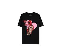 Marvel Deadpool-I Heart You-Men's Short Sleeved T-Shirt Uomo XL Nero