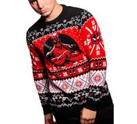 Deadpool Jersey de punto de Navidad unisex para hombres o mujeres, suéter feo regalo de Marvel, multicolor, L