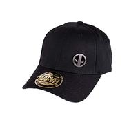 Deadpool Metal Badge Logo Unisex Gorra Negro 100% algodón