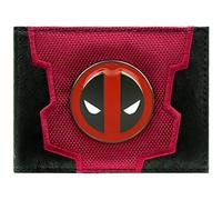 Deadpool Mutante Mercenario Vístete Billetera Bifold Porta Id & Tarjetero, Rojo