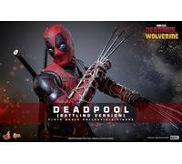 Deadpool & Wolverine - Figura de acción (30,5 cm, escala 1/6, versión de combate Deadpool Hot Toys 913969)