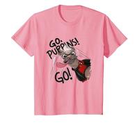 Deadpool y Wolverine se convierten en Cachorros Camiseta, Niños, Rosado, 10 años