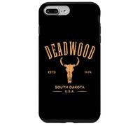 Deadwood South Dakota USA - Diseño Vintage Envejecido Carcasa para iPhone 7 Plus/8 Plus