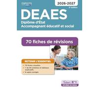 DEAES Diplôme d'Etat Accompagnant éducatif et social: 70 Fiches de révisions