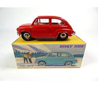 DeAgostini Fiat 600D Red - Dinky Toys NOREV Miniature Ref: 520
