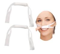 DeaHea Paquete de 2 vendajes nasales elásticos para la nariz, almohadillas elásticas de malla externa, correas de absorción de goteo, almohadas de recuperación