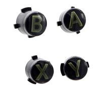 Deal4GO ABXY - Juego de botones de repuesto para Xbox One S & X & Elite Controller Button Mod Halo 5 [Plateado]