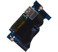 Deal4GO H2P6T 0H2P6T LS-C881P - Lector de tarjetas SD, botón de encendido, puerto USB, placa de circuito IO, repuesto para Dell XPS 13 9343 9350 9360