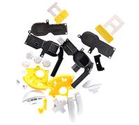 Deal4GO Juego de botones completos de repuesto con ABXY L R ZR ZL Triggers D-pad soporte de altavoz para Nintendo Switch Lite (amarillo)