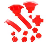 Deal4GO Juego de botones con ABXY D-Pad Home Capture L R ZR ZL Triggers de repuesto para Nintendo Switch Lite Plastic (rojo)