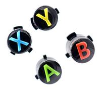 Deal4GO Juego de botones estándar A B X Y de repuesto para mando Xbox One (plástico), multicolor