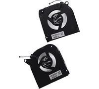 Deal4GO Kit de ventilador de refrigeración gráfica de CPU GPU de 60 W y 12 V N43728-001 de repuesto para HP Transcend 16-U 16-U0000 2023 con gráficos RTX 4050