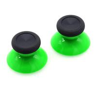 Deal4GO Paquete de 2 palancas analógicas cóncavas de repuesto para mando Xbox One (verde y gris)