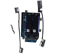 Deal4GO Placa interpuesta SATA D3P25 LS-J106P a NVMe M.2 SSD disco duro SSD-3 y SSD-4 con soporte HDD de 2.5 pulgadas R24Y6 para Dell Alienware Area-51m R2