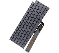 Deal4GO Teclado retroiluminado de 79 teclas de repuesto para Dell Inspiron 5420 5620 7420 7620 7630 5410 5635 7635 5625 5425 7425, Latitude 3330 3420 (gris)