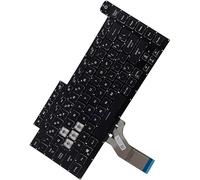 Deal4GO - Teclado retroiluminado de un solo color (cable de retroiluminación de 8 pines) de repuesto para ASUS G531 G531GU G531GV G531GW G512 G512LU G531GV-DB76 - Negro, 15.6 pulgadas, SX185162B-US