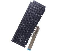 Deal4GO Teclado retroiluminado RGB de 4 zonas por tecla US-INTL de repuesto para Dell G15 5510 5511 5515 5520 5521 5525 5530 5535 - Gris/Negro