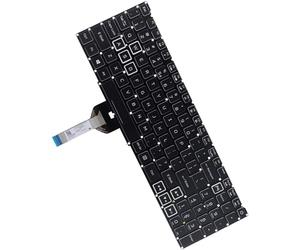 Deal4GO Teclado retroiluminado RGB de repuesto de letra blanca para Acer AN515-45 AN515-56 AN515-58 PH315-52 PH315-53 PH315-54 PH317-54 PH315-52-78VL PH315-53-72XD