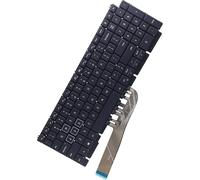 Deal4GO US-INTL - Teclado de repuesto no retroiluminado para laptop Dell G15 5510 5511 5515 5520 5521 5525 5530 5535 - Gris y negro