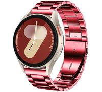 DEALELE Compatible con Samsung Galaxy Watch 7 / FE / 6/6 Classic / 5/5 Pro / 4/4 Classic / 3 41 mm / Huawei GT3 42 mm, 20 mm, correa de repuesto de metal de acero inoxidable para mujeres y hombres,