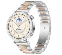 DEALELE Correa compatible con Huawei Watch GT5 Pro de 42 mm / GT5 41 mm / GT4 41 mm / Garmin Venu 3S / Forerunner 265S / Fossil Gen 6 para mujer, correas de repuesto de resina colorida de 18 mm para