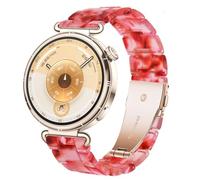 DEALELE Correa compatible con Huawei Watch GT5 Pro de 42 mm / GT5 41 mm / GT4 41 mm / Garmin Venu 3S / Forerunner 265S / Fossil Gen 6 para mujer, correas de repuesto de resina colorida de 18 mm para