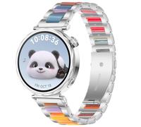 DEALELE Correa compatible con Huawei Watch GT5 Pro de 42 mm / GT5 41 mm / GT4 41 mm / Garmin Venu 3S / Forerunner 265S / Fossil Gen 6 para mujer, correas de repuesto de resina colorida de 18 mm para