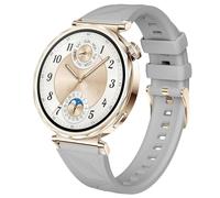 DEALELE Correa compatible con Huawei Watch GT6 / GT5 / GT4 41 mm / GT5 Pro 42 mm / Garmin Venu 3S / Forerunner 265S / Fossil Gen 6, correa de repuesto de silicona suave de cristal de hielo de 18 mm