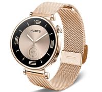 DEALELE Correa compatible con Huawei Watch GT6 / GT5 / GT4 41 mm / GT5 Pro 42 mm / Garmin Venu 3S / Fossil para mujer Gen 6, 18 mm de acero inoxidable de malla magnética milanesa para mujer, 18mm