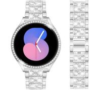 DEALELE Correa compatible con Samsung Galaxy Watch 5 de 40 mm, 44 mm, 20 mm, 40mm, Acero aleado