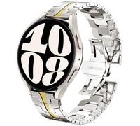 DEALELE Correa compatible con Samsung Galaxy Watch 6 / 6 Classic / 5 / 5 Pro / 4 / 4 Classic / Galaxy 3 de 41 mm, 20 mm, bandas de metal de acero inoxidable Iron Man para Huawei GT3 de 42 mm / GT2 de