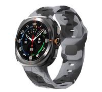DEALELE Correa compatible con Samsung Galaxy Watch 7 Ultra (47 mm), correa de repuesto de silicona suave con patrón de fútbol para Galaxy Watch Ultra de 47 mm, mujeres y hombres, galaxy 7 ultra