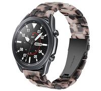 DEALELE Correa compatible con Samsung Gear S3 Frontier / Classic / Galaxy Watch 46 mm / Galaxy 3 45 mm / 22 mm de resina colorida de repuesto para Huawei Watch 3 / GT2 46 mm, gris moteado