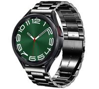 DEALELE Correa de repuesto de acero inoxidable de 20 mm compatible con Samsung Galaxy Watch 7 / FE / 6/6 Classic / 5/5 Pro / 4/4 Classic / 3 41 mm/Huawei GT3 42 mm, 20 mm para hombre y mujer,