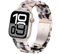 DEALELE Correas compatibles con Apple Watch de 49 mm, 46 mm, 42 mm, 45 mm, 41 mm, 44 mm, 40 mm, 38 mm, correa de repuesto de resina colorida para iWatch Series 10/9/8/7/6/5/4/3/Ultra/SE para mujeres y